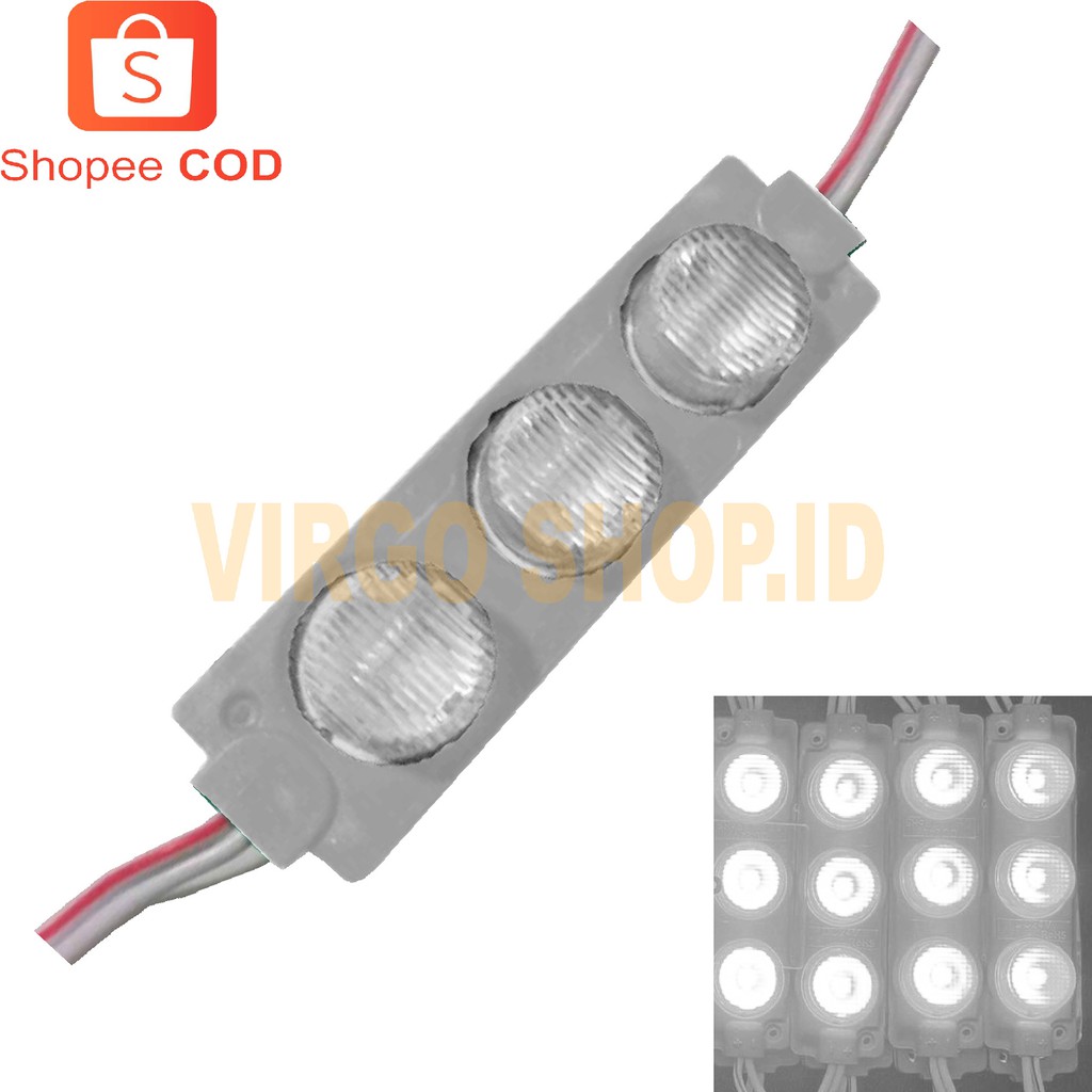 Lampu LED Module 3 Watt 12V / LED Modul 3 Mata Besar / Lampu Led Modul / Led Modul 3 Mata / Lampu Led Module / Lampu Led Modul 3 Mata / Led Module / Modul / Led / Module