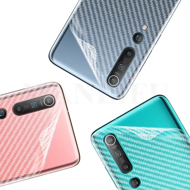 Xiaomi 12T 12 12 PRO 12 LITE 5G Mi 9 9 SE 10 10 Pro 11 11 Lite 11 Ultra Back Skin Carbon Garskin Anti Gores Belakang