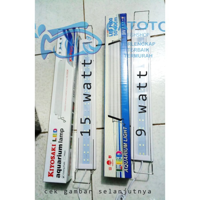 Eksklusif lampu led aquarium aquascape Kiyosaki p600 p 600 15 watt Yamano Berkualitas