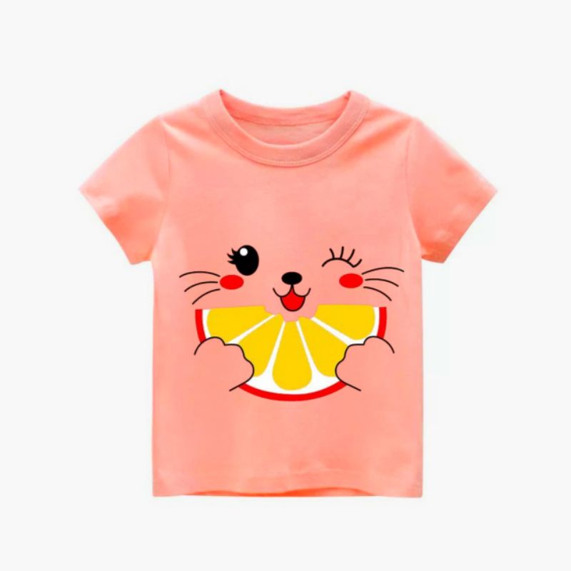 kaos anak perempuan/atasan anak perempuan lucu 1-10th