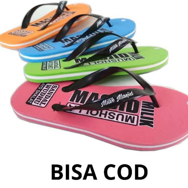 (BISA COD) Paket 20 pasang Sandal Wudhu