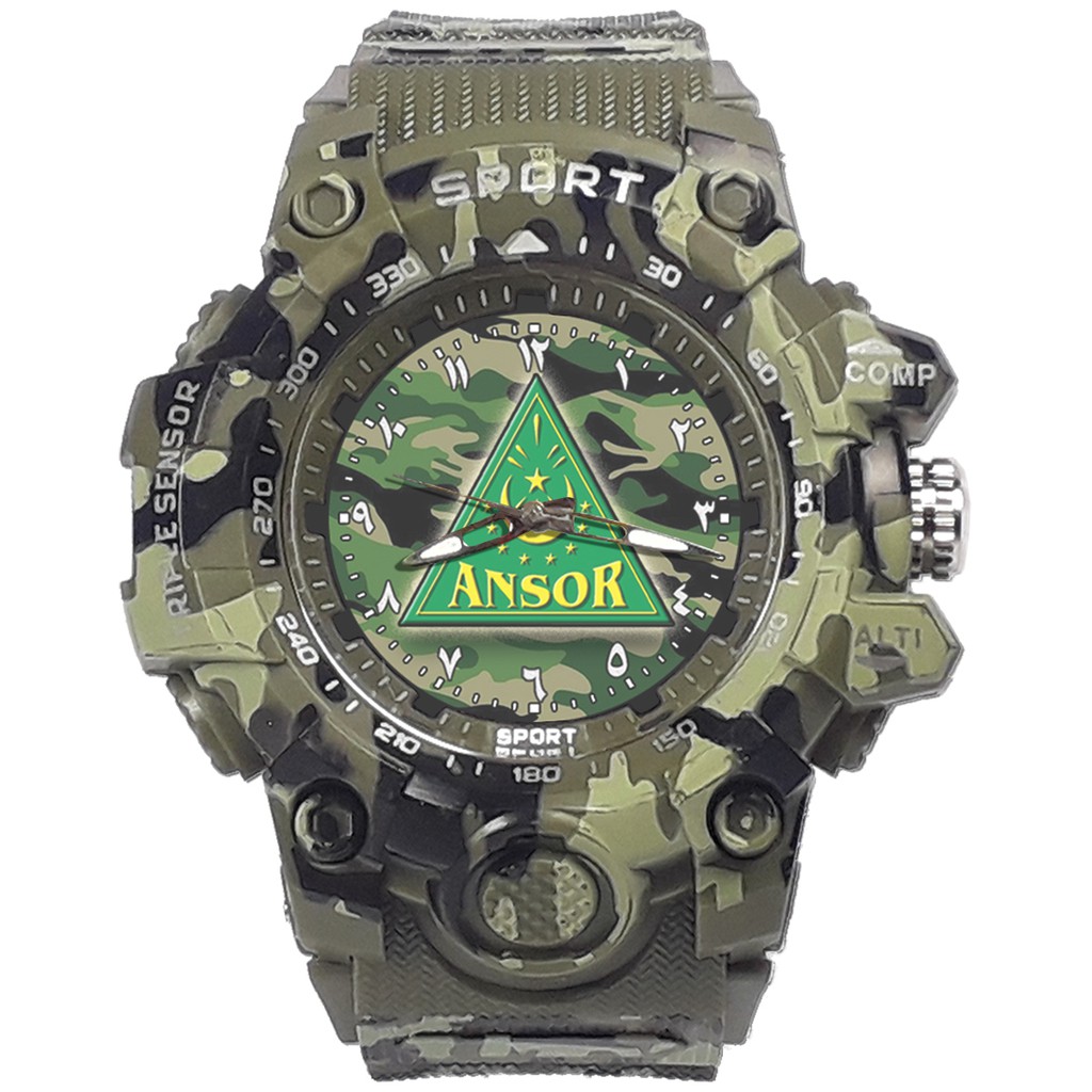 {Istimewa} Jam Tangan ANSOR - NU Hijau Army Water Resistant