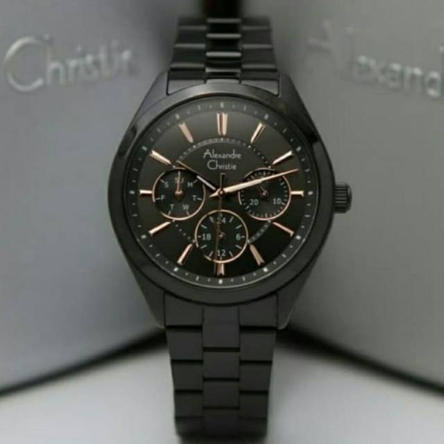 ALEXANDRE CHRISTIE WANITA AC 2830 FULL BLACK ORIGINAL