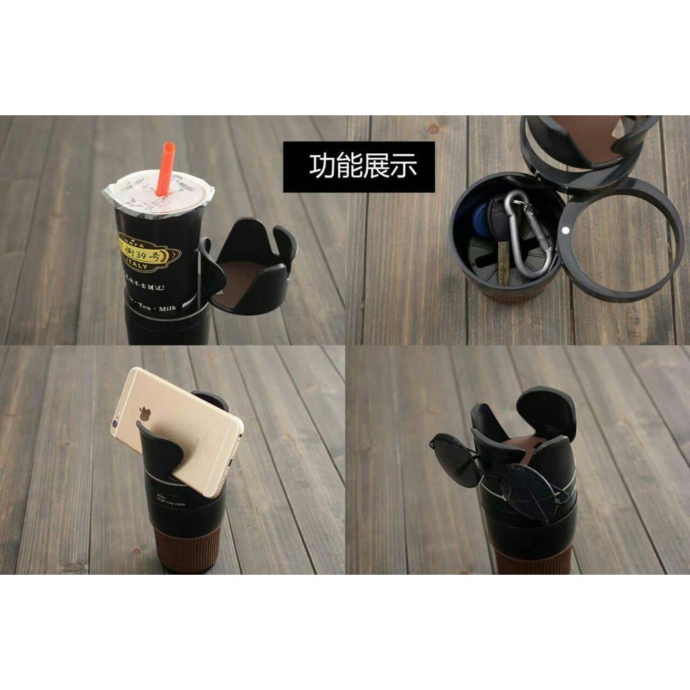 Auto Multi cup case Organizer Dudukan Telepon Botol Minuman Gadget Mobil