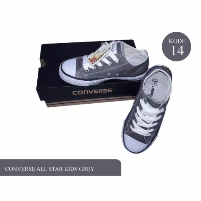 Sepatu Converse All Star High Kids Biru Eletrik Laki Laki Dan Perempuan 20-35