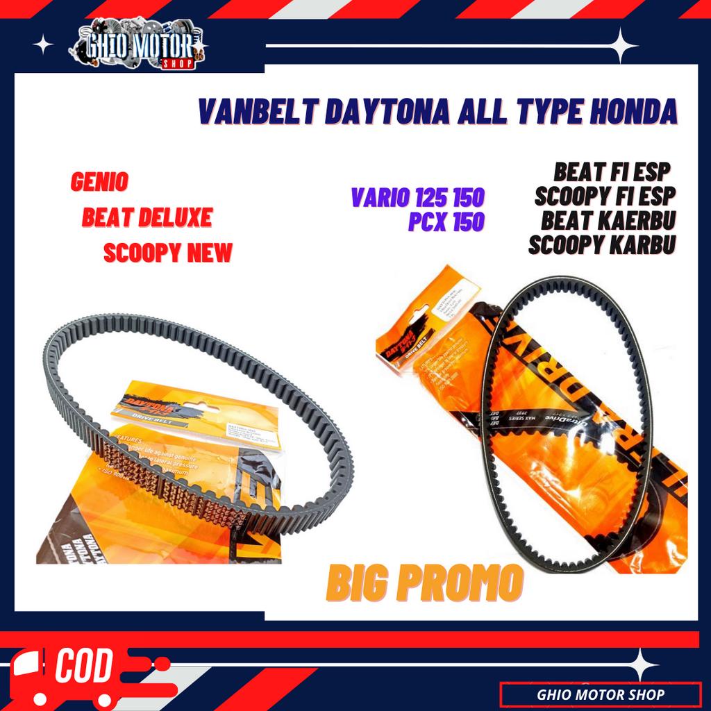 Vanbelt V belt Daytona Racing Beat deluxe KOJ Vanbelt daytona vario 125 vario 150 Pcx 150 Vanbelt daytona beat fi beT esp Beat karbu Beat Genio scoopy new Scoopy prestige Vanbelt daytona Original Ghio motor shop