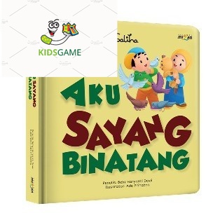 

[Mizan Jakarta]New Halo Balita Sali Saliha Aku Sayang Binatang Boardbook