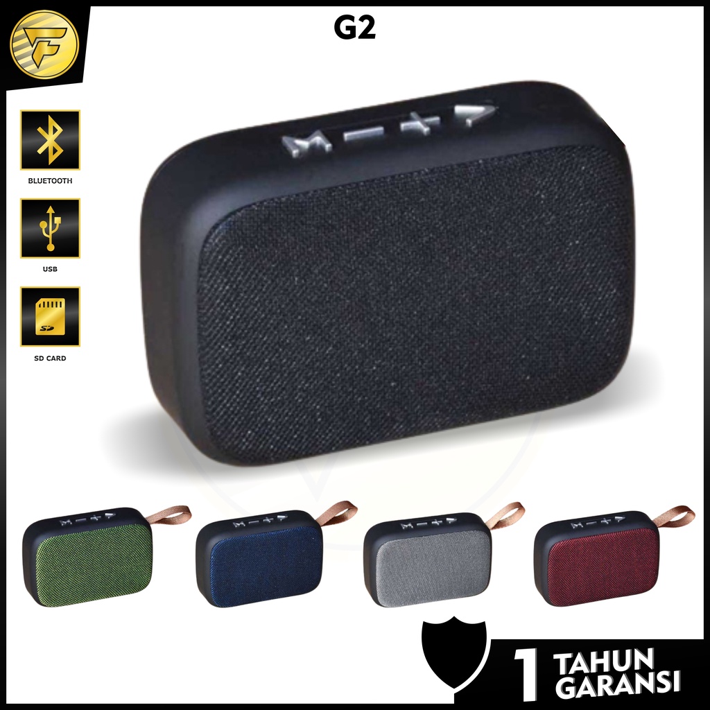 Speaker Bluetooth G2 wireless Portable mini music box support microSD USB Flashdisk FM original