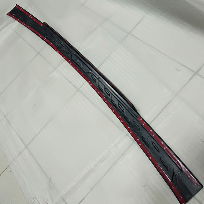 silplate SILL PLATE pintu BAGASI belakang nissan all new livina 2019 2020 black HITAM PLASTIK