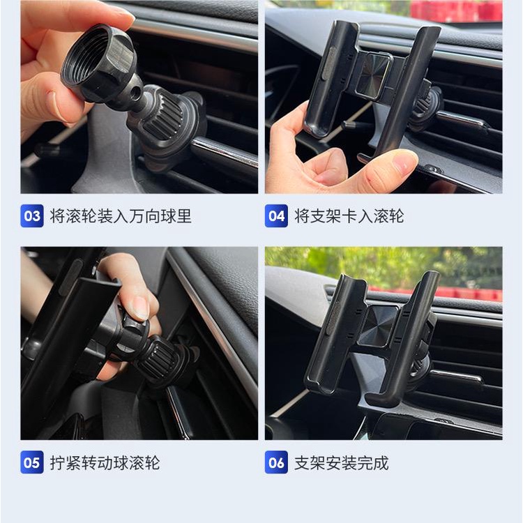 [RO ACC] NVN-CH10 2IN1 AIR VENT CAR HOLDER HP MOBIL DI LUBANG AC ALL TIPE HP