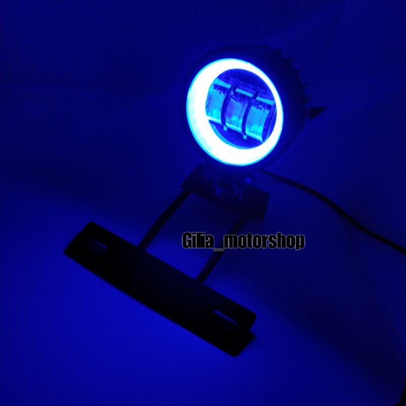 Lampu Tembak Sorot Daymaker Bulat 3 LED 30watt RX king Rxx Lampu Plus Breket Dudukan plat no RX king