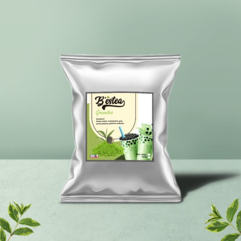 Bubuk Minuman Rasa Green Tea Reguler 1 Kg Powder Drink