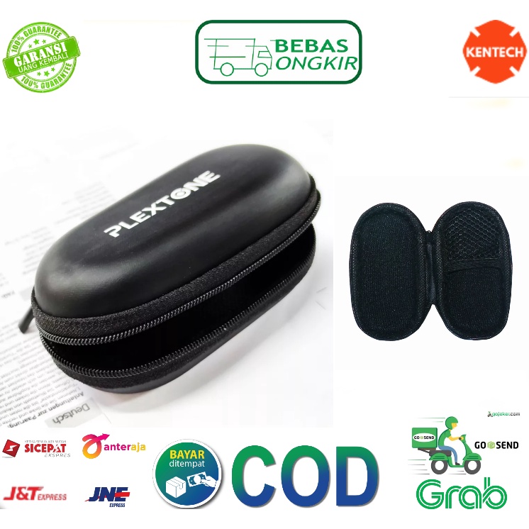 [ BAYAR DI TEMPAT ] Plextone Pouch Bag Headset Waterproof Protection Pouch Earphone Case - Plextone 