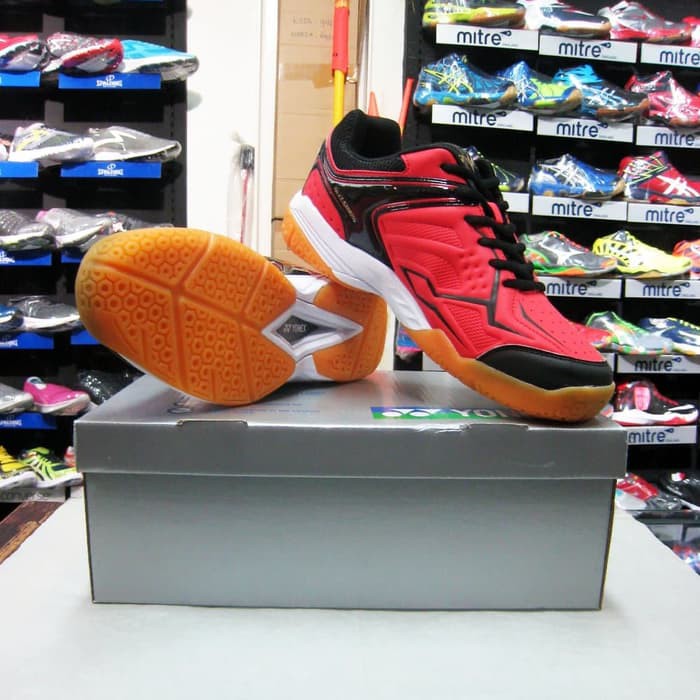 Sepatu Olahraga Bulutangkis Badminton Yonex Akayu 1 Red Black