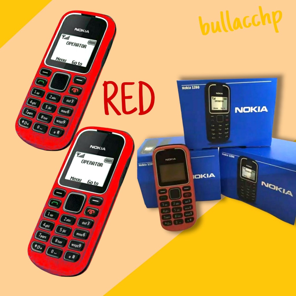 HANDPHONE NOKIA 1280 FULLSET HANDPHONE NOKIA JADUL HANDPHONE MURAH DUAL SIM-1