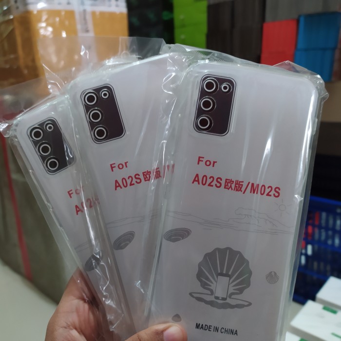 C/C- Softcase Clear Case Sillikon Kondom Case Bening Casing Samsung A02S by POA