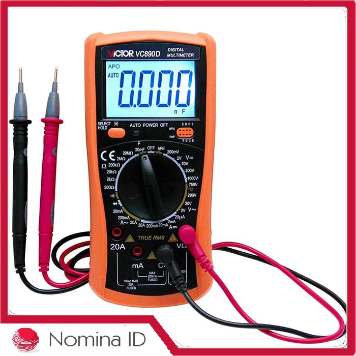 C218 Multitester Digital Victor Vc890d Multi Meter Avo Avometer Vc 890d Original