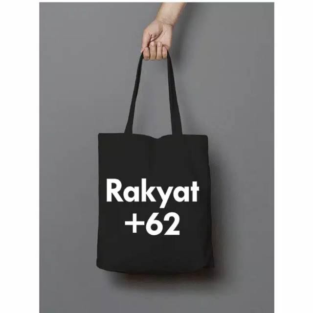 [LOKAL] POKY - TOTEBAG (PAKAI SELETING) Tote bag LOGO Tulisan kpop murah wanita custom motif