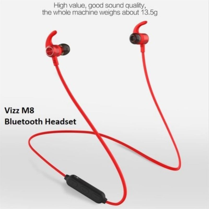 Headset Bluetooth M8 Vizz Wireless Earphones Vizz