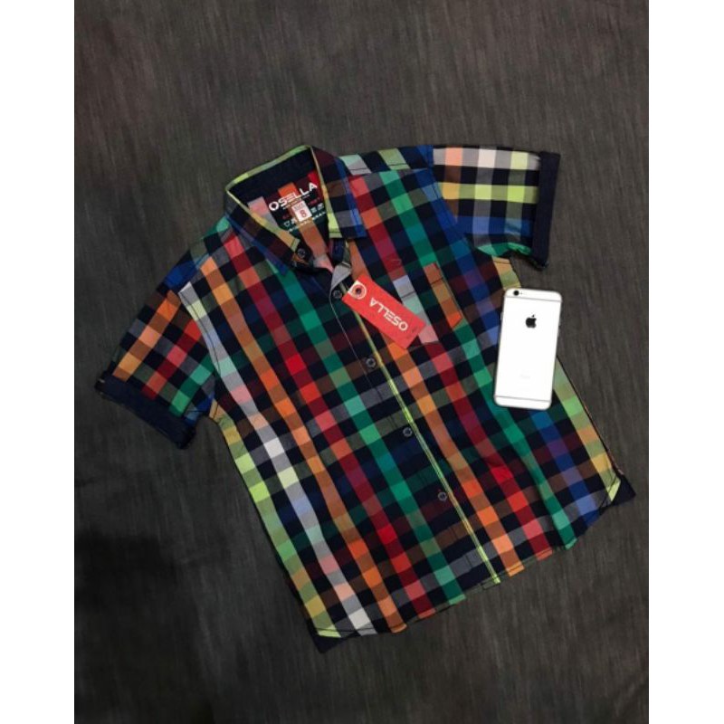 Kemeja anak osella original promo