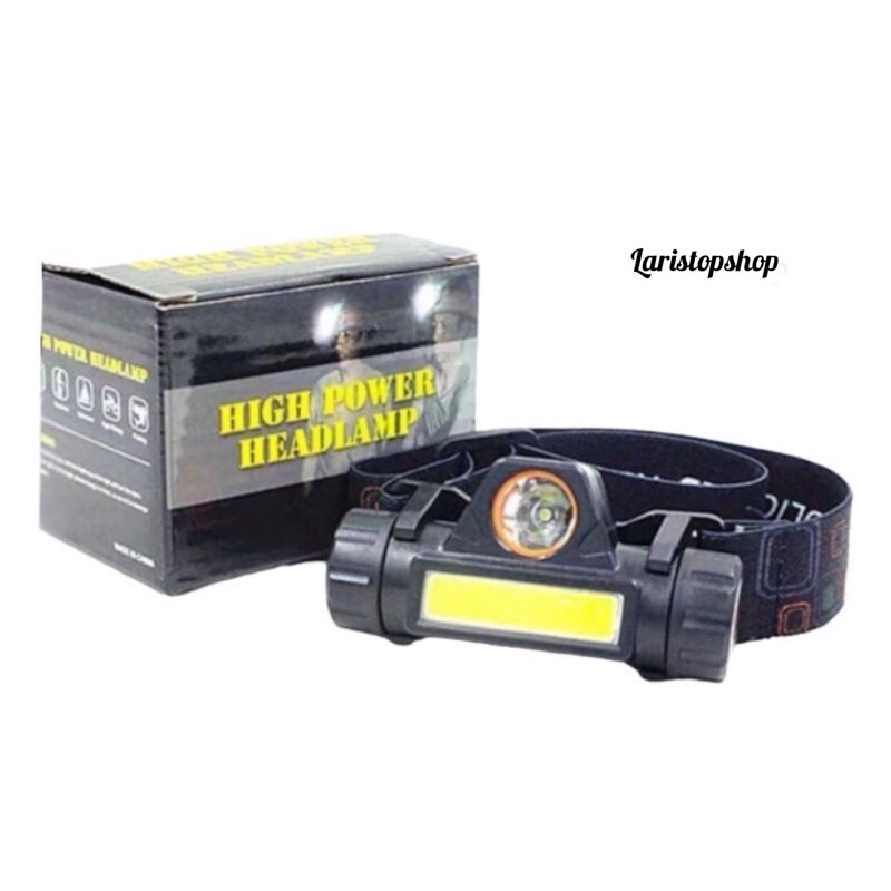 Senter Kepala LED Charger XPE Super Terang 2 in 1 / Headlamp COB Recharger / Senter Kepala Mini Super Terang / Senter Kepala Multifungsi Rechargeable / SENTER KEPALA LED CAS