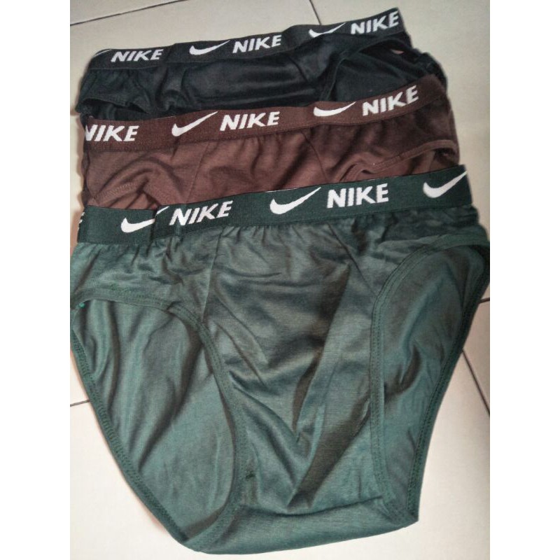 Celana dalam pria NIKE (isi 3) sempak cd dalaman pria color boxer