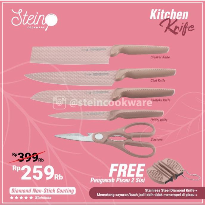 Stein Cookware Diamond Knives Set