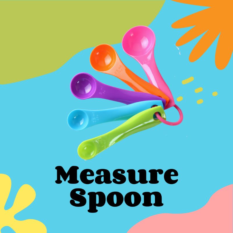 Sendok Takar Takaran Set 5 in 1 Measure spoon Alat Baking