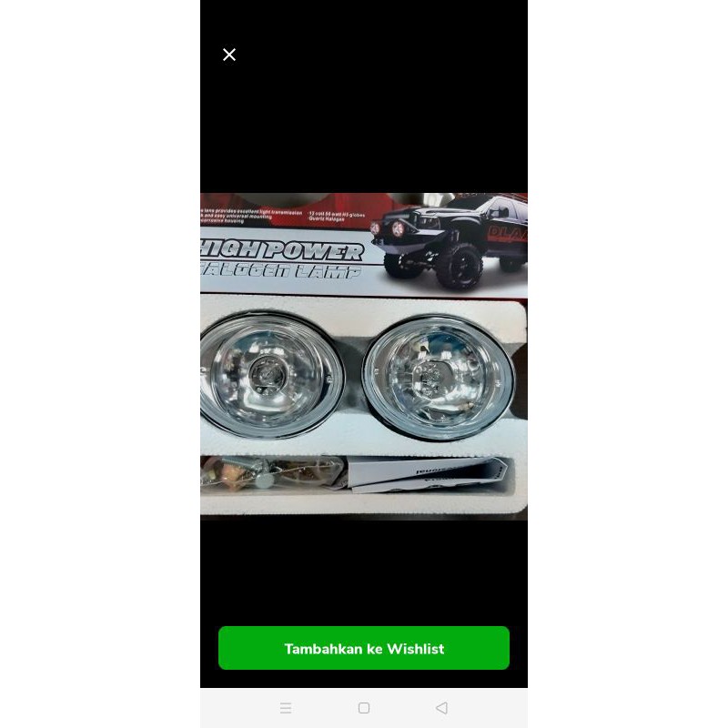 Lampu fog lam oval mobil taruna,dll