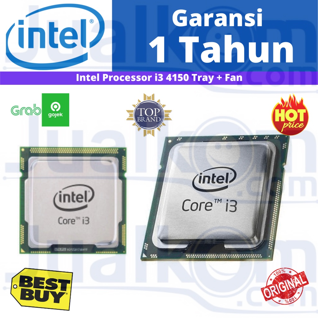 Intel Processor i3 4150 Tray + Fan