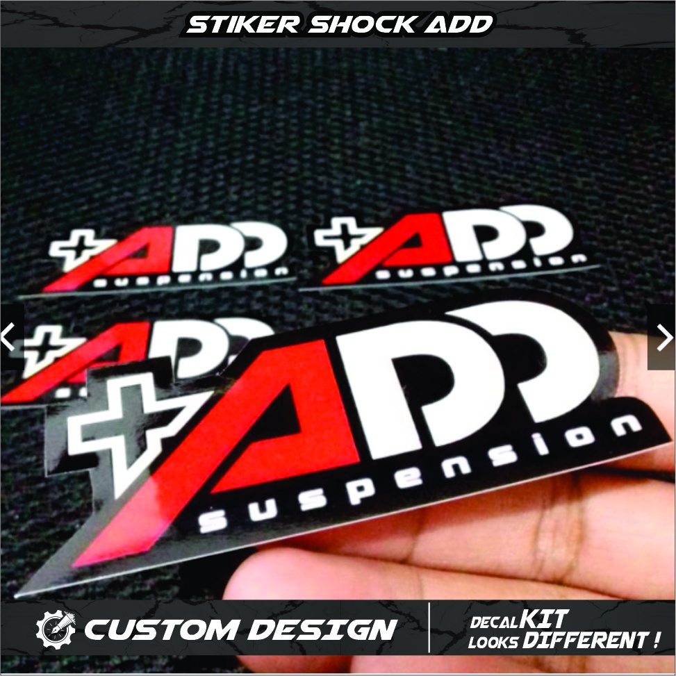 STIKER SHOCK ADD BAHAN BERKUALITAS PREMIUM TAHAN AIR TAHAN PANAS