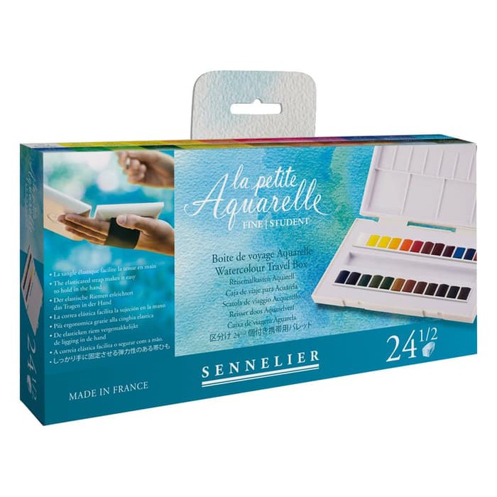 Sennelier La Petite Aquarelle 24 Half Pans