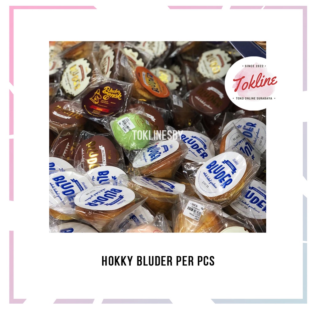 

[1 PAKET ISI 6 RASA SAMA ] HOKKY KUE ROTI BLUDER PERPCS