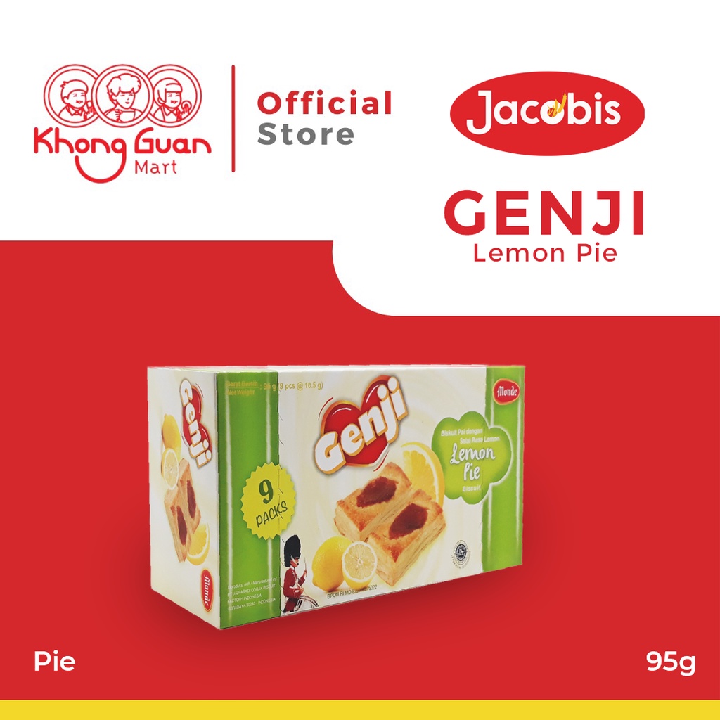 

MONDE Genji Lemon Pie Box 95 Gram