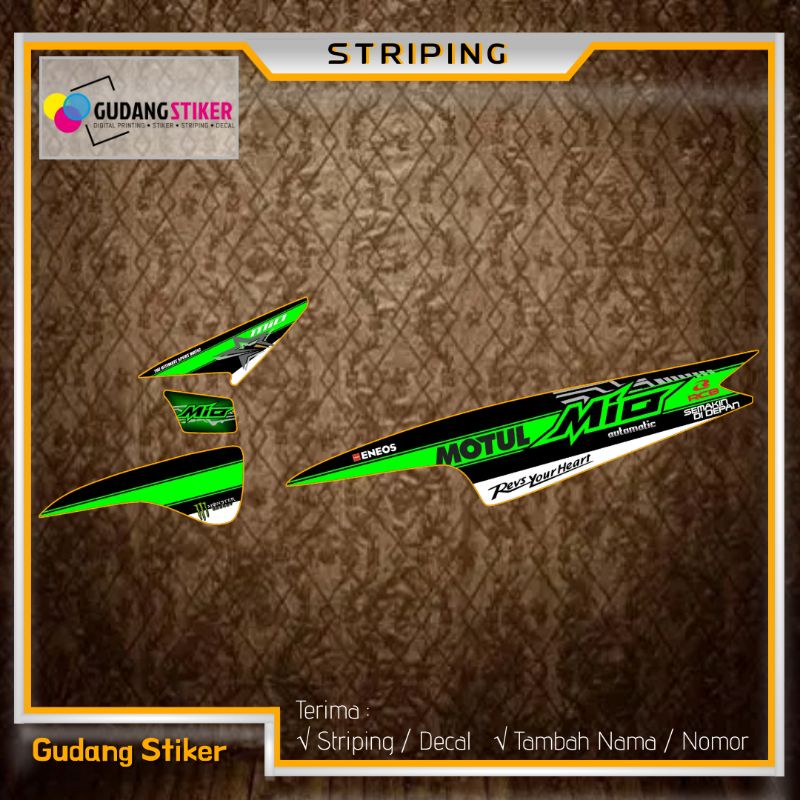 STIKER YAMAHA MIO SPORTY KEREN
