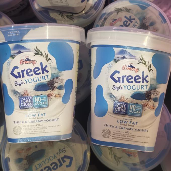 

CIMORY YOGURT LOW FAT GREEK YOGHURT SET FRESH 400ML x 2 pcs