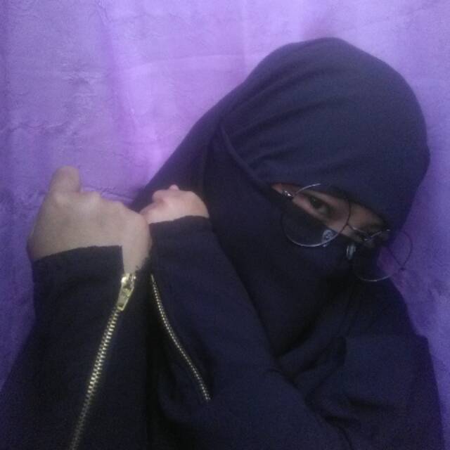 French Khimar (lengan karet/zipper)