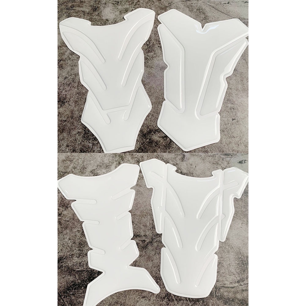 3D Bening Tangki Bahan Bakar Pad Pelindung Stiker Universal Tangki Bahan Bakar Melindungi Stiker Aksesoris Motor untuk Yamaha Honda Kawasaki Harley Suzuki