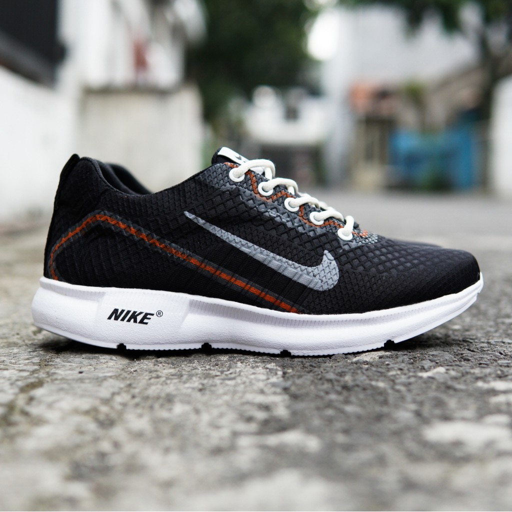 MS- Sepatu Sneakers Olahraga Pria Nike Ultra Hitam Premium Spatu Sport Cowok Jogging Running Outdoor