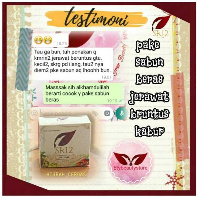 SABUN BERAS HERBAL SR12 TERLARIS..!! RICE SOAP / SABUN JERAWAT BPOM / KULIT BERMINYAK &amp; SENSITIF