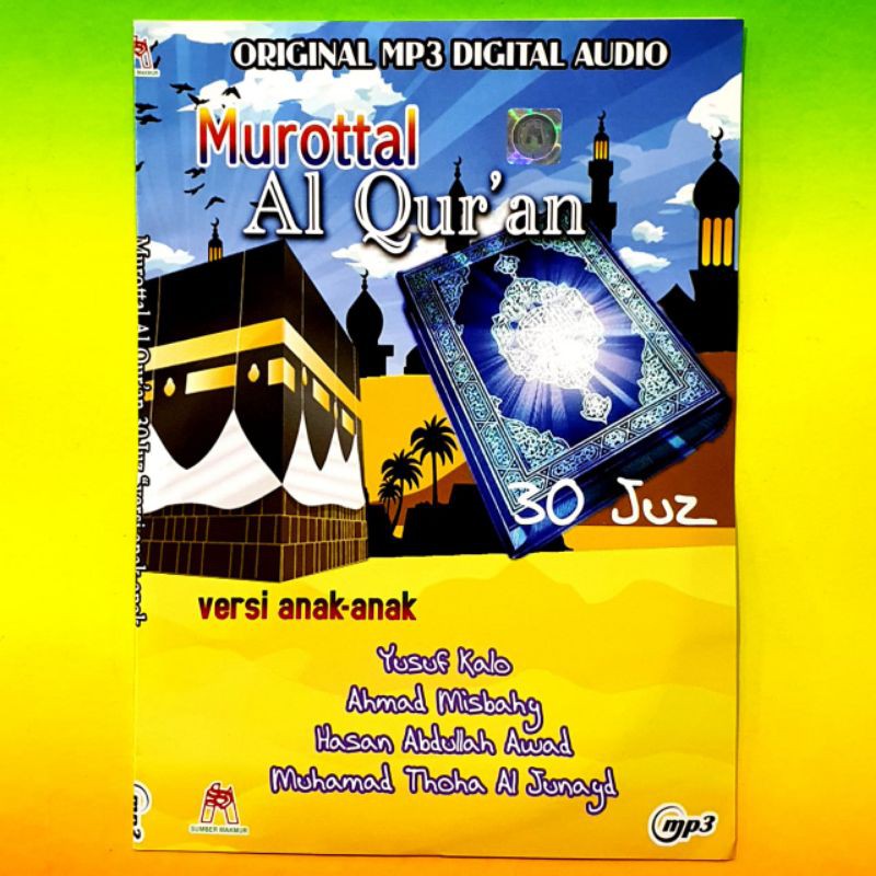 KASET MP3 ORIGINAL ANAK BELAJAR NGAJI MUROTTAL AL QURAN 30 JUZ-BACA AL QURAN MUROTAL 30 JUZ ANAK