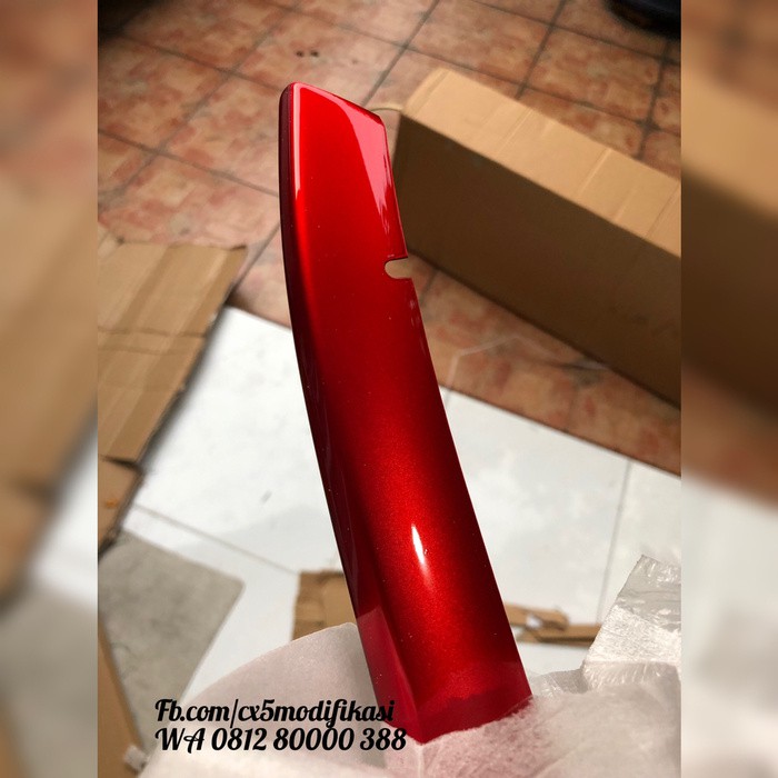 *Otomotif* Garnish Plat Nomor CX5 cx-5 2017-2019 Warna Merah @cx5modifikasi