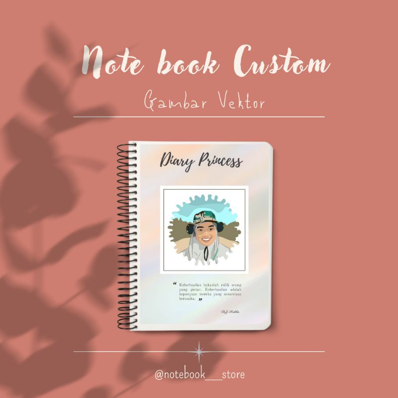 NOTEBOOK COSTUM VEKTOR ART