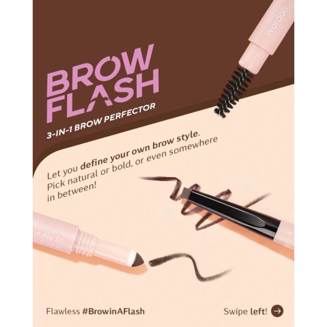 INSTAPERFECT Browflash 3-in-1 Brow Perfector (Pensil Alis Matic)