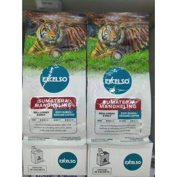 

excelso sumatra mandheling bubuk 200 gr
