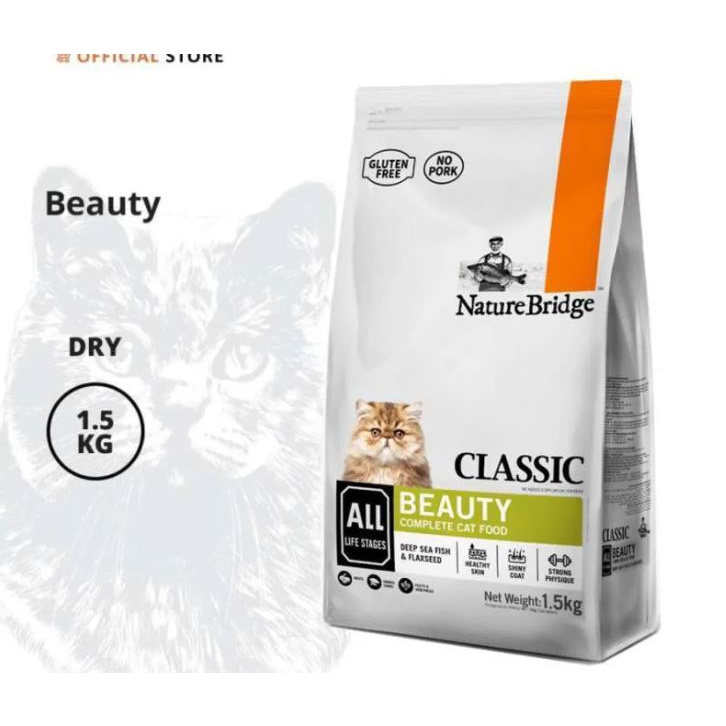 Nature Bridge Beauty Cat Food 1.5KG / Makanan Kucing / Kecantikan / Perawatan