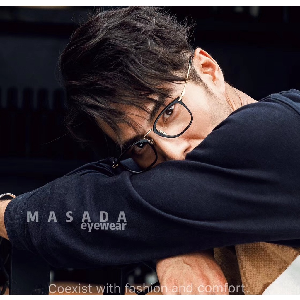 Frame Kacamata Casual Masada M2108  original Fullset Limited