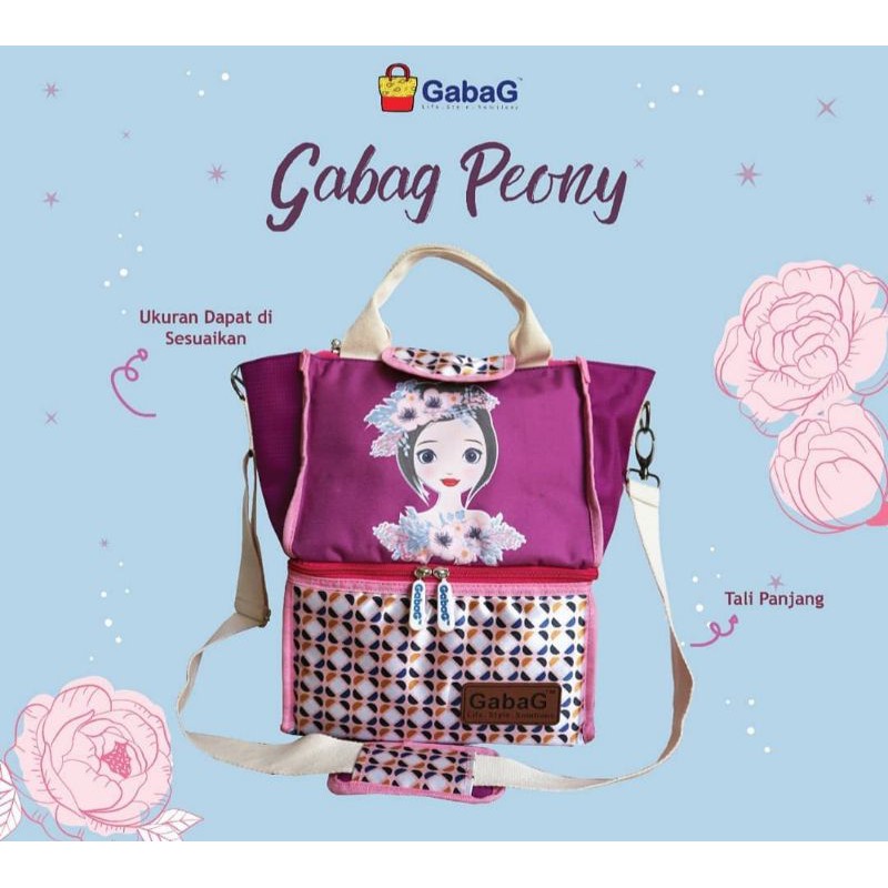 myg - Gabag PEONY Cooler Bag Double Sling Thermal Bag - Tas Asi