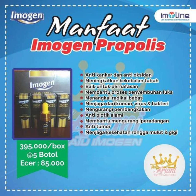 IMOGEN HONEY PROPOLIS ORIGINAL | IMOGEN PROPOLIS | MEMBER ASLI IMOGEN