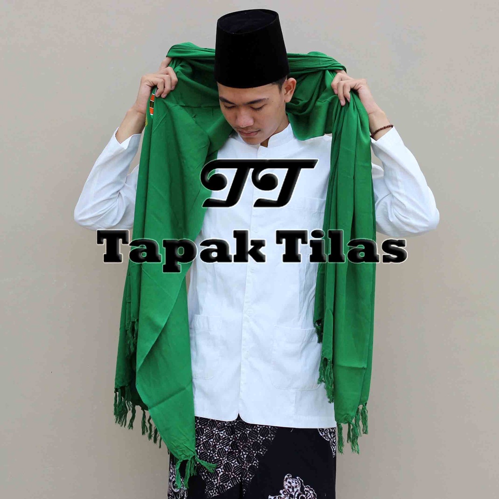 Sorban Ar Rida' Yamani  Yamani - Rida' Al Maliki - Sorban Hijau Maliki Polos Panjang Rida Solo Rayon